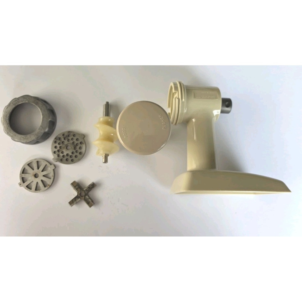 OSTER REGENCY Kitchen Center MEAT GRINDER HEAD ASSEMBLY COMPLETE Blades Auger